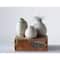 Hello Honey® White Stoneware Vases with Textured Black Polka Dots Set